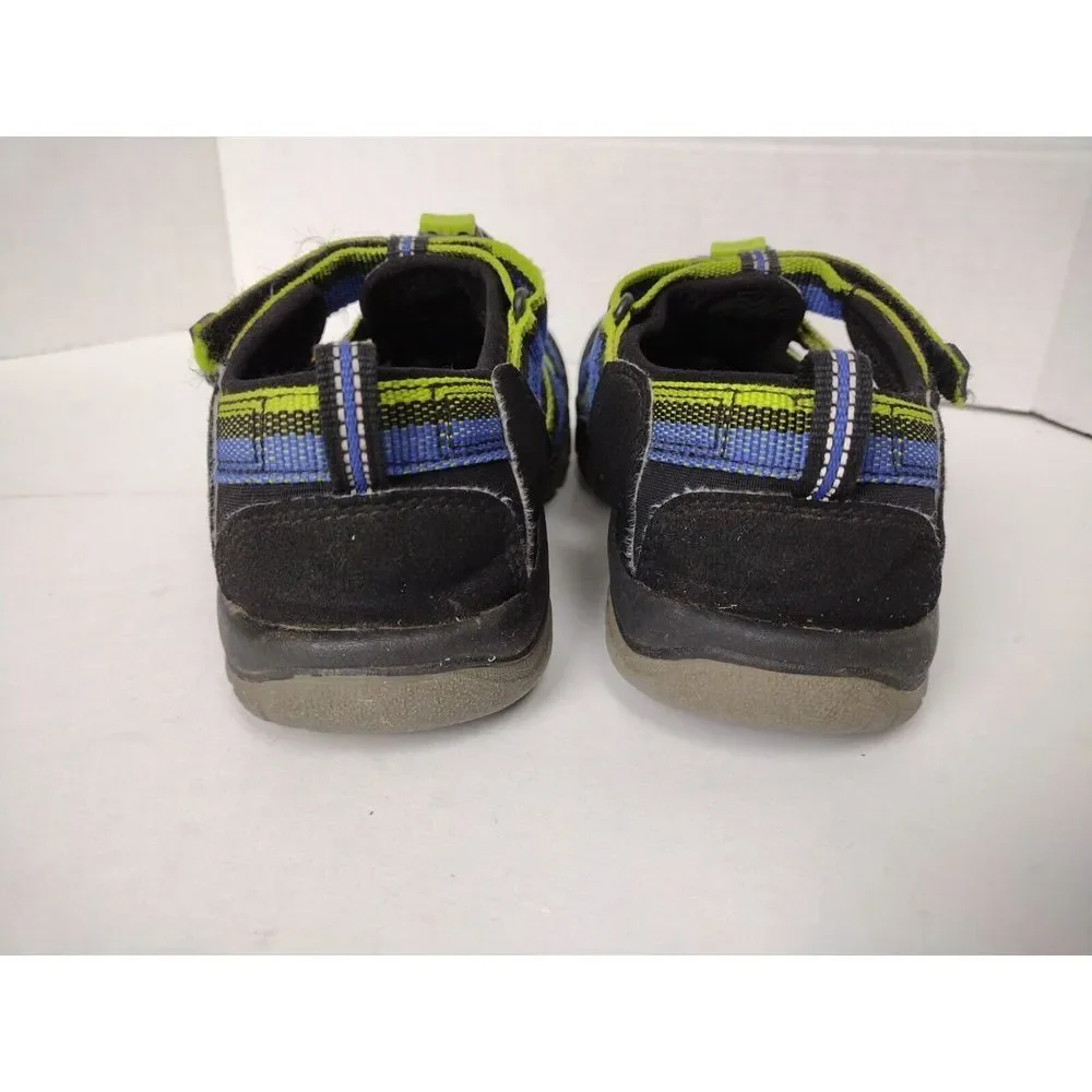 KEEN Sandals Newport H2 Youth Size 4 Waterproof Hiking Water Sport‎ Blue/Green